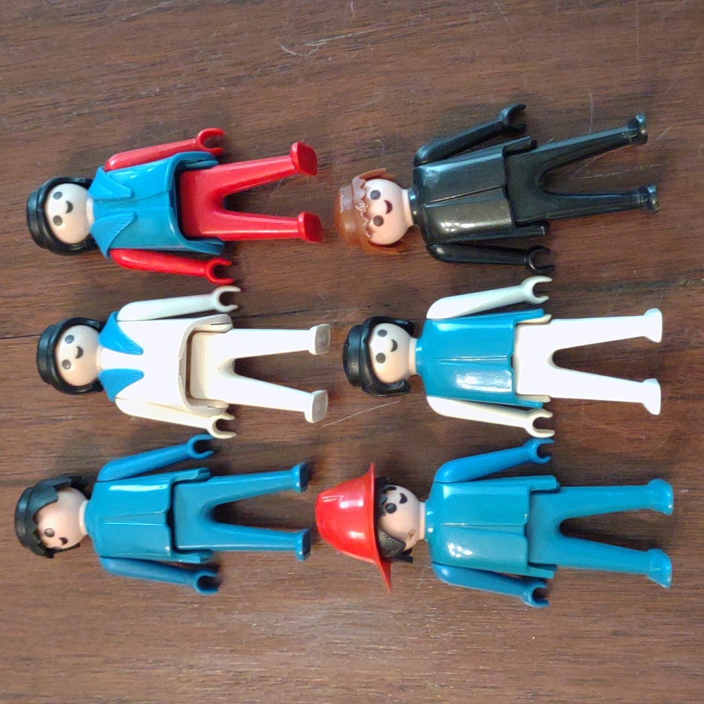 Playmobil Geobra 1974 Lot of 6
